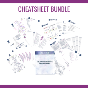 Human Design Cheat Sheet Bundle